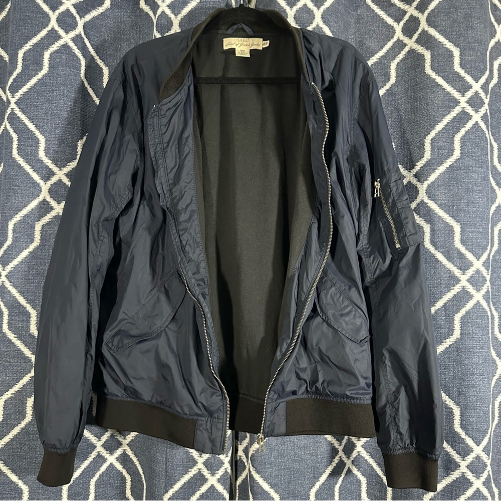 Navy Bomber Jacket - Picture 2 of 5